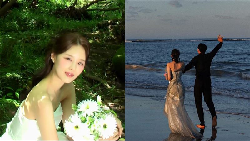 31歲女星突證實升格人妻　絕美婚紗曝光了