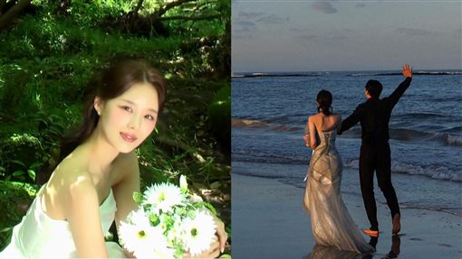 31歲女星突證實升格人妻　絕美婚紗曝光了