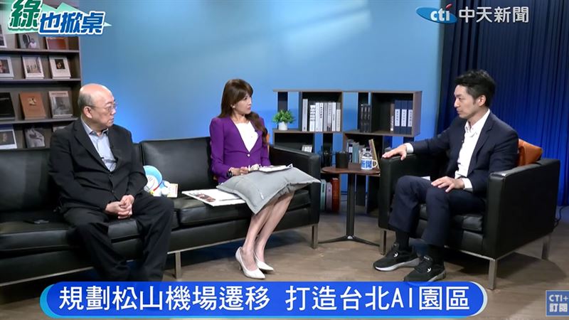 蔣萬安今接受專訪。(圖/翻攝自中天YT)
