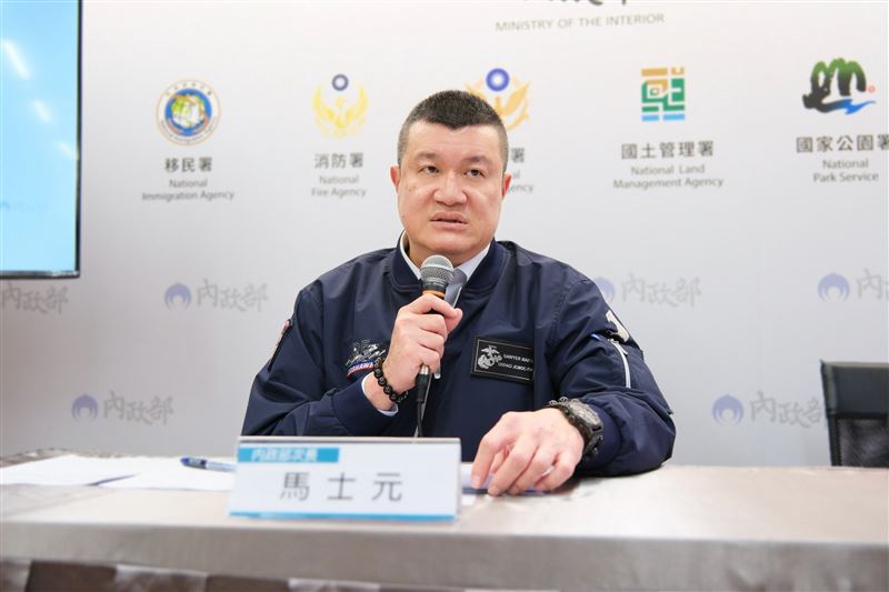 內政部次長馬士元今（8）日出席部務會報會後記者會。（圖／內政部提供）