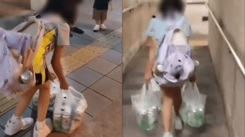 10歲女童扛20多罐啤酒！家人竟稱訓練肌肉