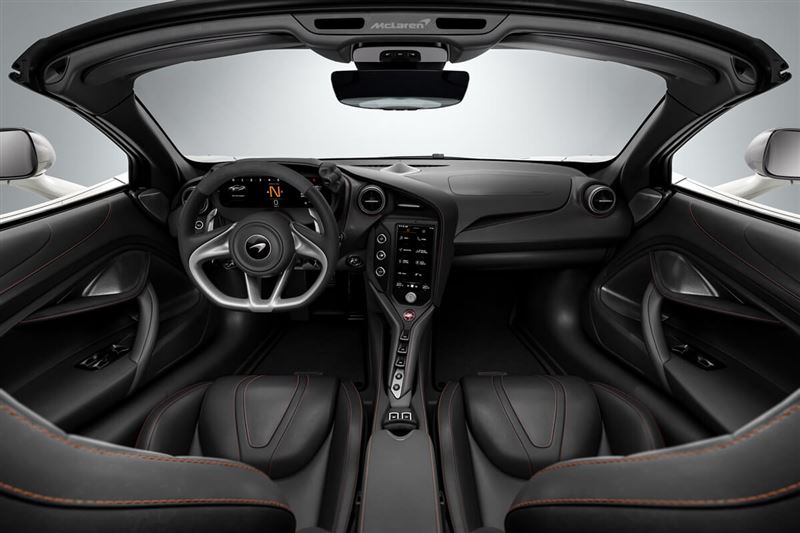 麥拉倫750S座艙強調駕駛感受。(圖/翻攝McLaren網站)
