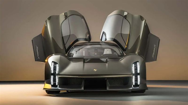 2023年保時捷Mission X概念車。（圖／翻攝Porsche網站）