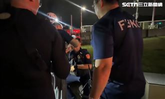 為救墜河女…警遭掛梯「削皮眼角1.5cm」