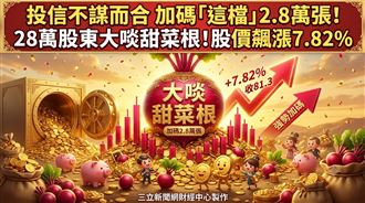 外資投信買這檔2.8萬張　股東大啖甜菜根