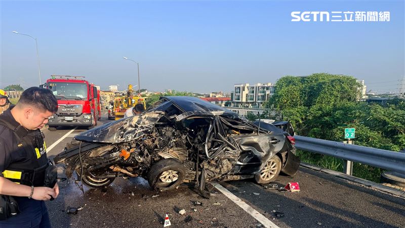 新／國6重大車禍！男自撞彈飛車外爆頭亡