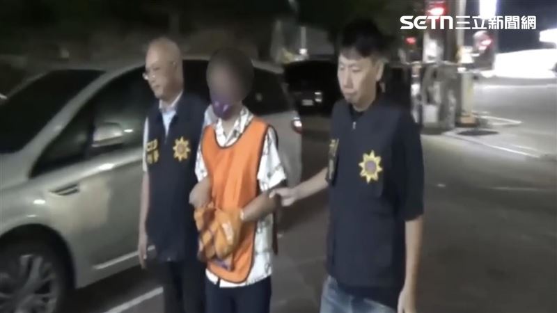 林姓嫌犯在基隆落網。(圖/翻攝畫面)