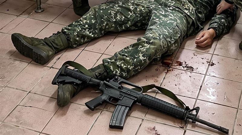 下士中彈倒廁所！送醫撿回一命…難逃制裁