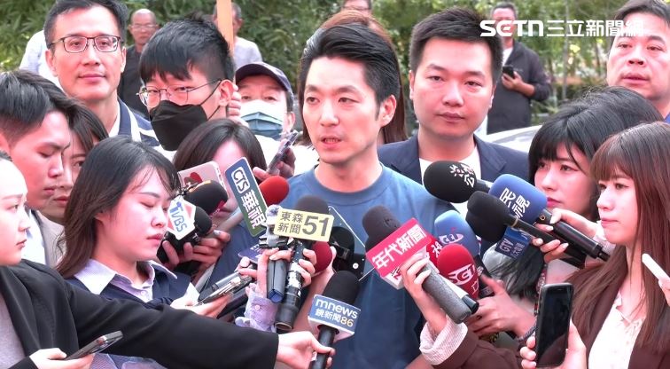 苗博雅稱蔣萬安從政10年間沒有未遷移松機做過任何時。對此,蔣萬安回應說會跟中央好好討論攜手努力。(圖/翻攝畫面)
