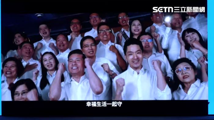 台北市長蔣萬安公布競選主題曲《台北安可》。(圖/翻攝畫面)