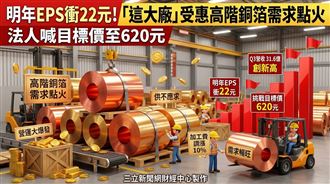 受高階銅箔需求點火　金居目標價至620元