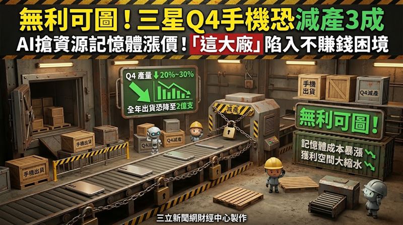 無利可圖！三星Q4手機恐減產3成