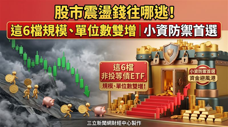 這6檔規模、單位數雙增　小資防禦首選！