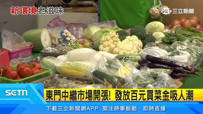 除了美食,還可以買肉類與蔬菜