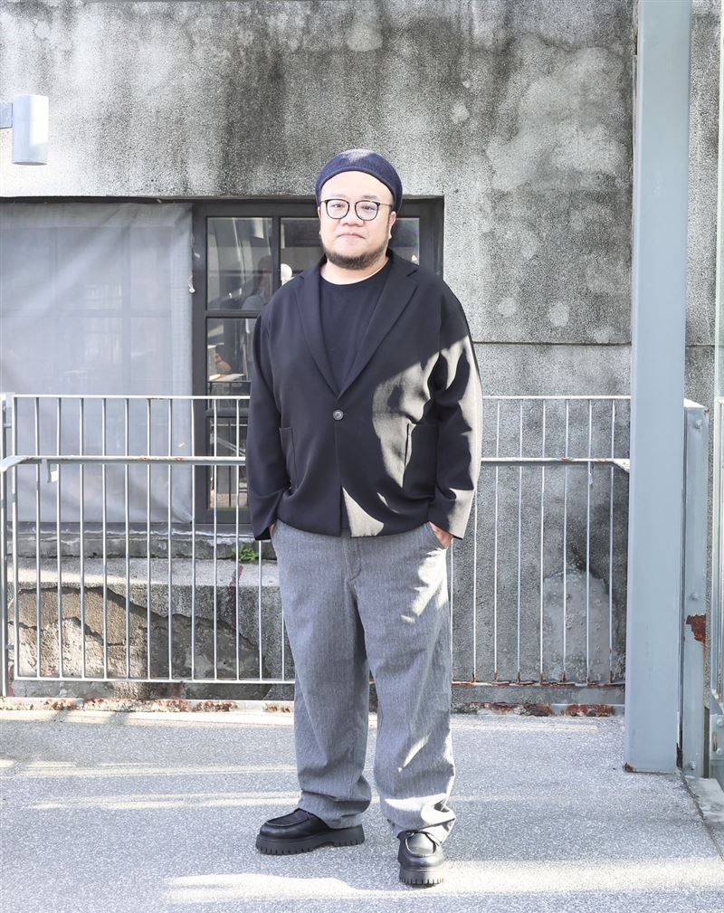 葉天倫日前出席《小包袱》金鐘入圍媒體茶敘。（圖／記者田俊彥攝影）