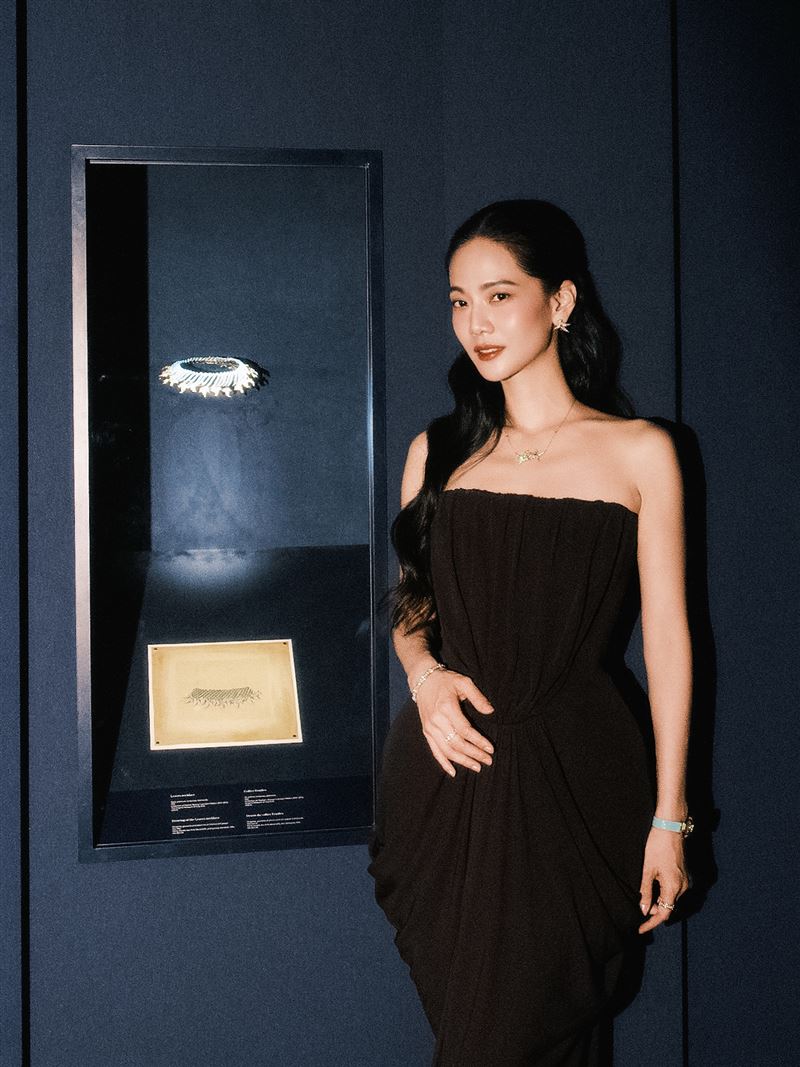 曾之喬上週飛往巴黎，欣賞 Tiffany &amp; Co. 於巴黎時裝周期間呈現的《I Am Only a Pencil》特展。（圖／星星相藝提供）