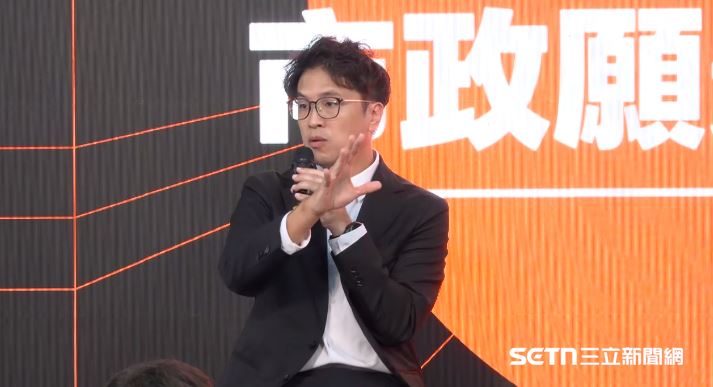 沈伯洋分享對於台北的觀察。(圖/翻攝畫面)