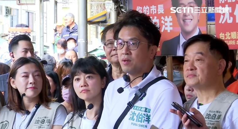 沈伯洋說,大家昨天看到自己跟詹雅雯的演出之後,應該就會發現他非常不適合跳舞。但是如果大家有這樣的需求,都願意做各式各樣的表演。(圖/翻攝畫面)