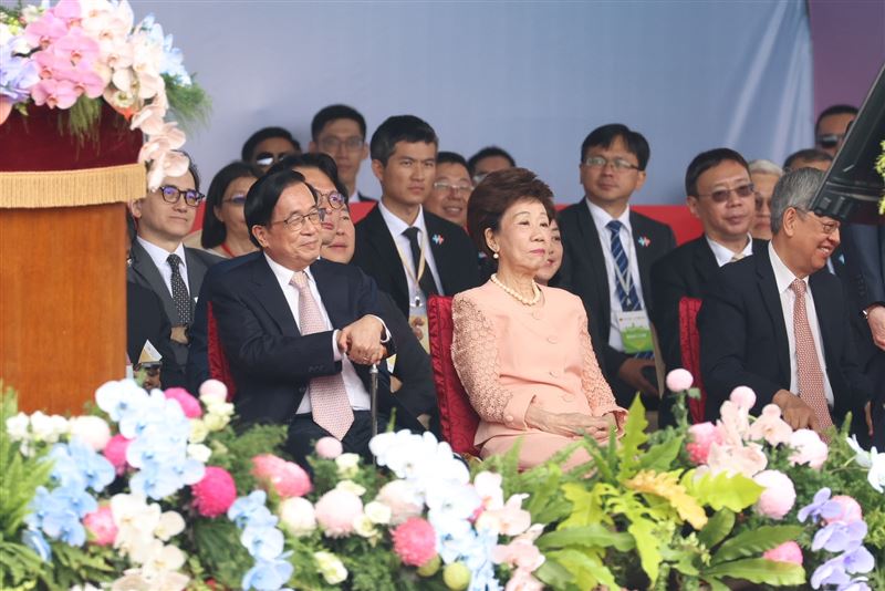 115年國慶大會陳水扁呂秀蓮(圖/記者鄭孟晃攝影)