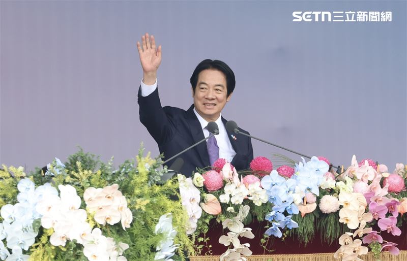 總統賴清德發表國慶演說(圖/記者鄭孟晃攝影)