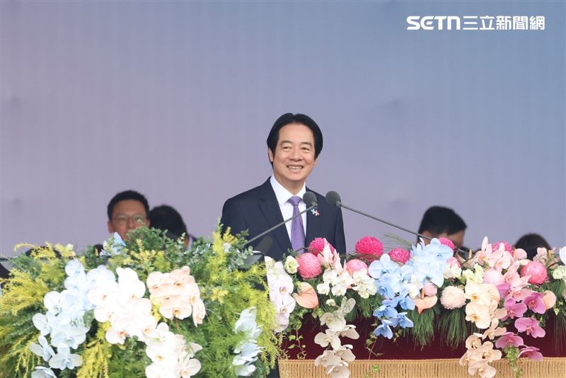 總統賴清德發表國慶演說(圖/記者鄭孟晃攝影)