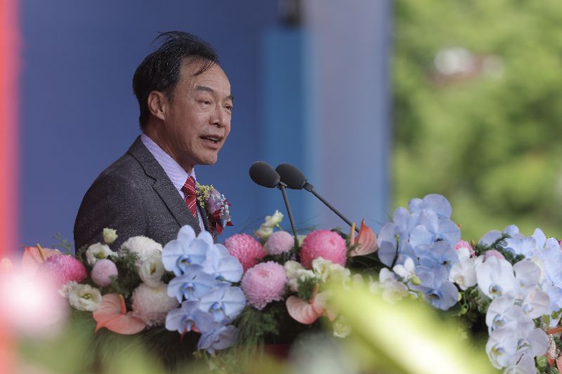115年國慶大會10日上午在總統府前盛大登場,僑胞代表熊強生(圖)致詞表示,深刻感受近年來,國際社會對台灣的重視與關注。民主賦予彼此表達不同意見的權利,倘若沒有國家,這樣的自由與權利將不復存在。(圖/中央社)