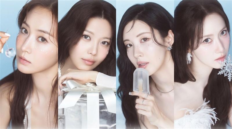 少女時代2027年年曆形象照公開。(圖/翻攝自X平台 @Girls' Generation)