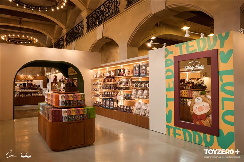 由泰迪Lu親自打理的115坪雜貨店,集結多款Teddy系列新品等你收藏。(圖/主辦單位提供)