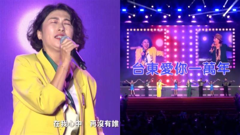 饒慶鈴豁出去了！深情閉眼飆唱愛你一萬年