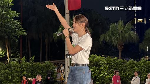 賈永婕,台北101,國慶(圖／記者賴俊佑攝影）