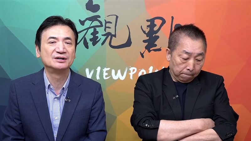 唐湘龍(右)與楊永明評論蔡康永。(圖/翻攝自YouTube-觀點頻道)