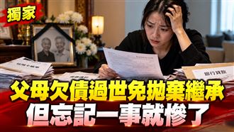父母欠債過世要拋棄繼承？忘一事就慘了！