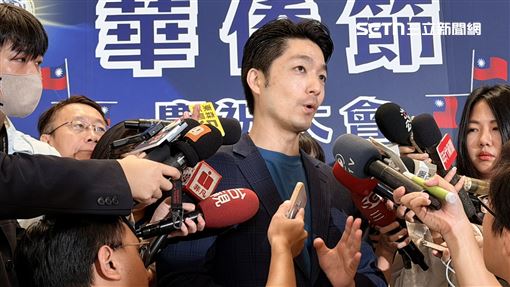 沈伯洋轟「死貓戰術」抹毒社工太惡劣，蔣萬安搬出輝達、大巨蛋反擊（圖／記者陳思妤攝影）