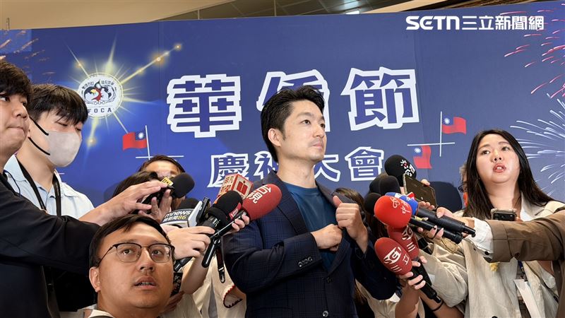 沈伯洋轟「死貓戰術」抹毒社工太惡劣,蔣萬安搬出輝達、大巨蛋反擊(圖/記者陳思妤攝影)