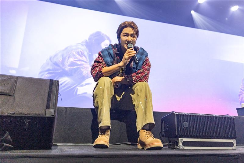 CNBLUE鼓手姜敏赫在台北舉辦個人見面會。(圖/和協整合行銷提供)