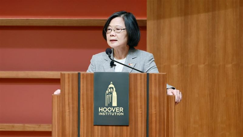 卸任首訪美掀旋風　蔡英文升級台灣敘事