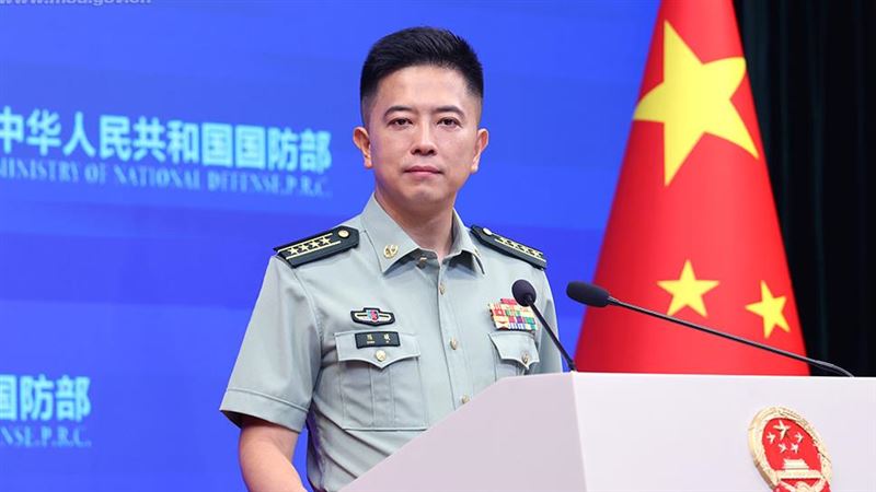 中國國防部扯：解放軍演訓是維護台灣安全