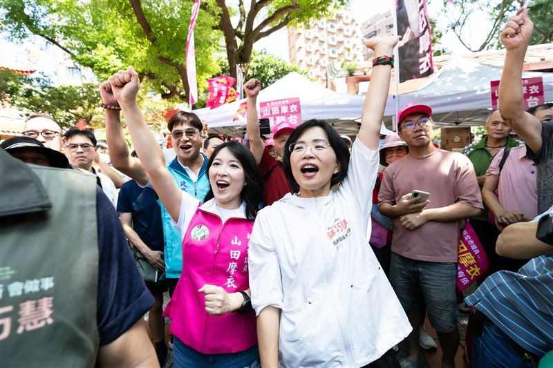 「蘇巧慧、山田摩衣聯合競選總部成立大會」今(11)日上午舉行。(圖/蘇巧慧競辦提供)