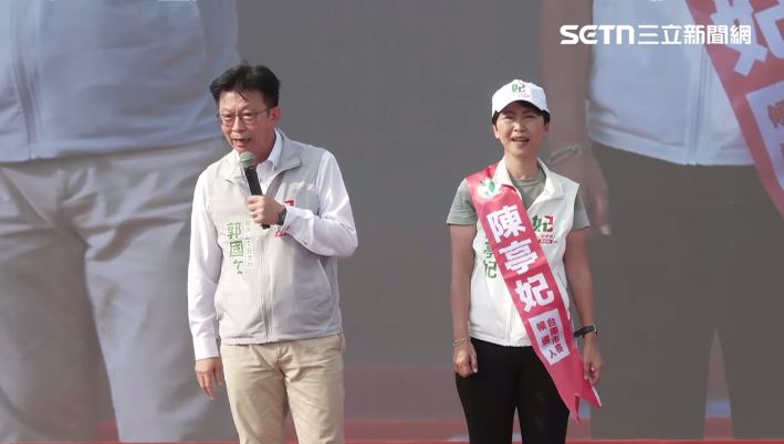 郭國文宣講,大酸謝龍介在台南已輸7遍。(圖/翻攝畫面)
