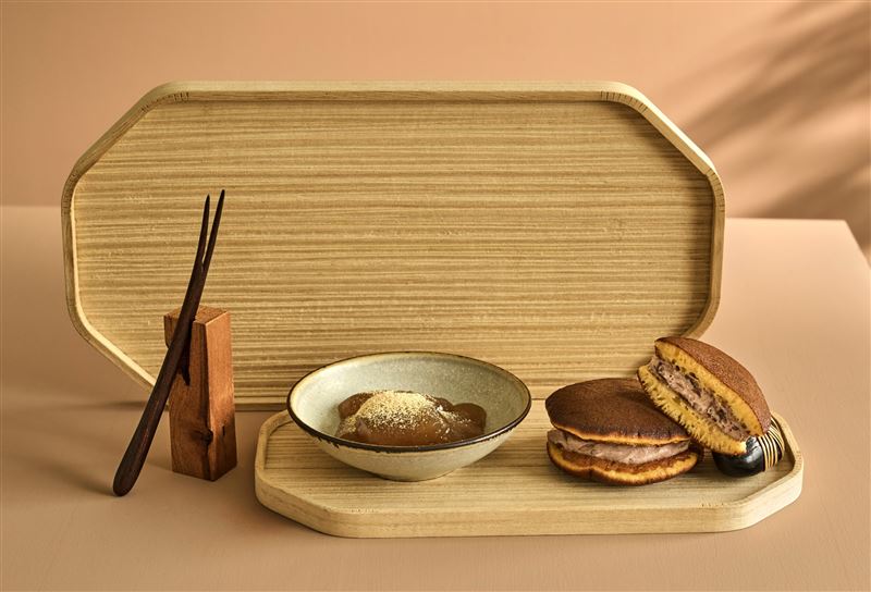 生銅鑼燒、手作沖繩黑糖蕨餅。(圖/飯店旅宿業者提供)