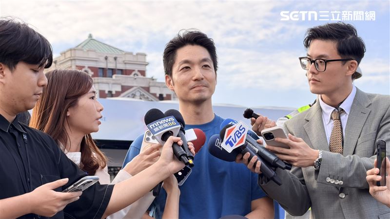 蔣萬安出席台灣的孝-百善孝為先為父母長輩教練洗腳暨反毒宣導活動(圖/記者陳思妤攝影)
