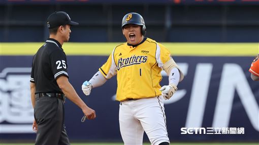 林培緯曾頌恩掃二壘打　獅象首局1：1平手