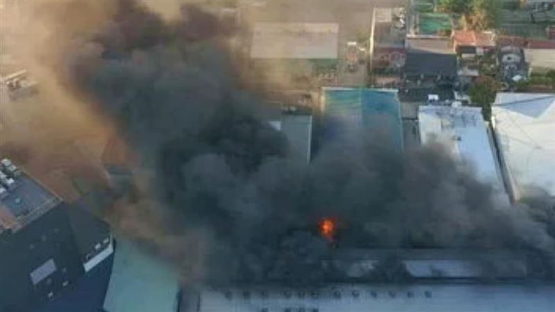 台元科技園區工廠火警！空拍濃煙狂竄曝光