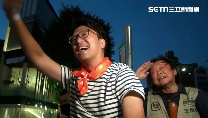 擊掌人潮淹沒沈伯洋！台北大洋流出發了