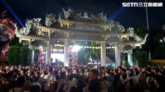 沈伯洋台北大洋流ING …終點保安宮人滿了