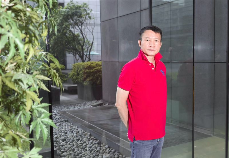 秦楊表示公益影集扣除必要成本後，會將部分收入用於關懷毒駕致死傷家庭，並致贈慰問金。（圖／記者田俊彥攝影）