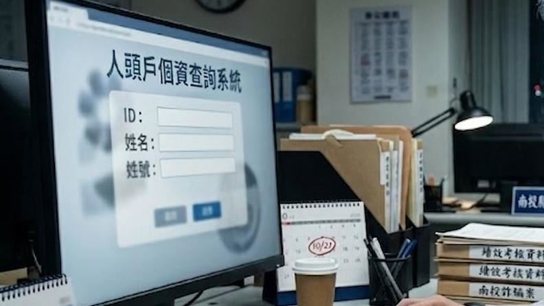 地政所課長為了討債竟然查詢民眾個資高達百次，遭中檢起訴建請法官加重其刑。（AI示意圖）