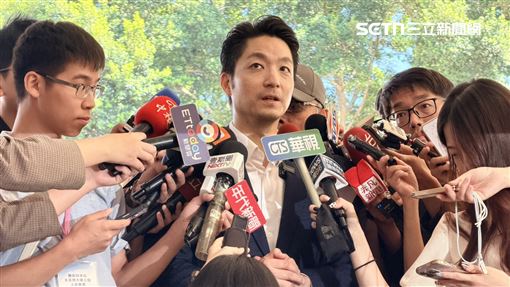 蔣萬安捷運劍潭站多目標大樓工程上梁典禮受訪（圖／記者陳思妤攝影）