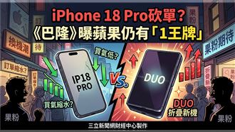 iPhone 18 Pro砍單？外媒曝蘋果 1王牌