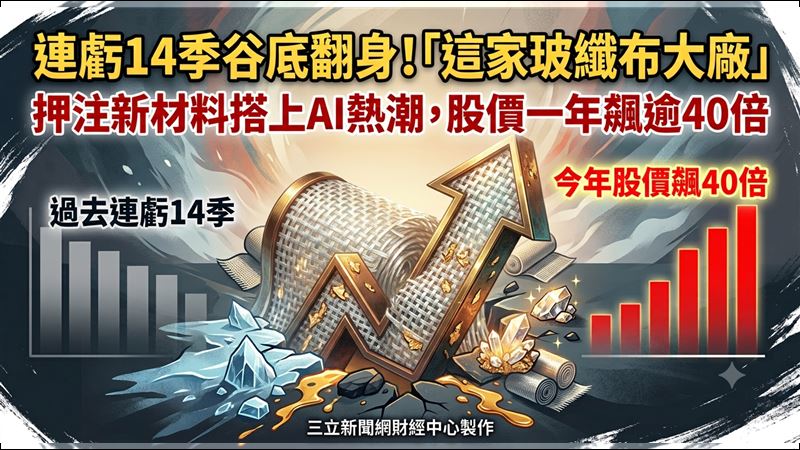 擺脫連虧14季！「這家 」一年股價飆40倍